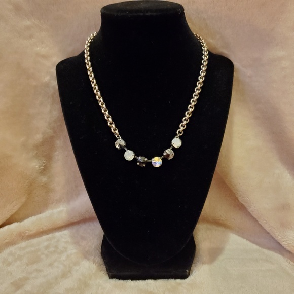 Sabika CONTRAST 6-Stone Necklace W13 - EUC - Picture 1 of 2